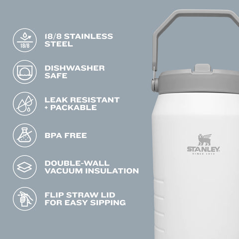 Stanley IceFlow sturdy handle and fence hook for convenient carrying