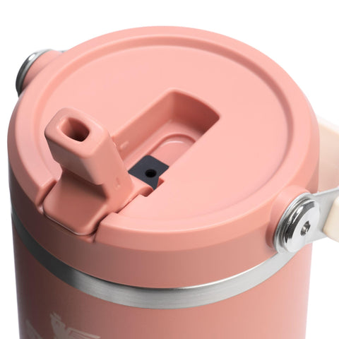 STANLEY lid detail highlighting Flip Straw 2.0 for fast sipping convenience