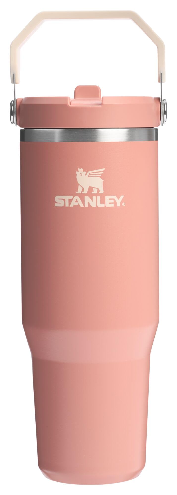 STANLEY IceFlow Sienna front view showing sleek tumbler and capacity benefit