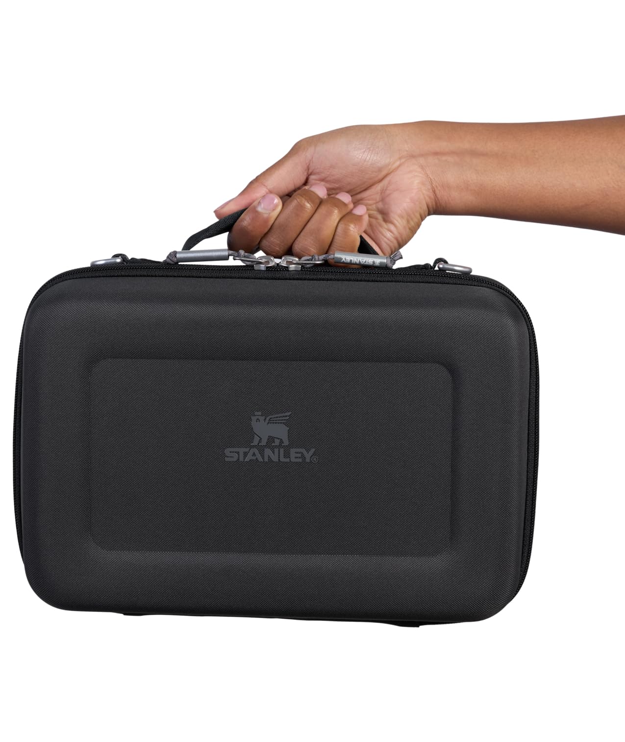 STANLEY open interior revealing mesh pocket and food‑grade liner for organized meals