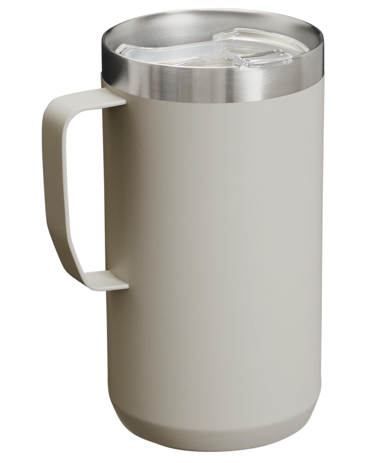 STANLEY wide mouth with ice cubes demonstrating easy filling and cooling benefit