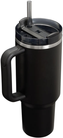 STANLEY FlowState lid rotating between straw, drink, and closed positions for convenience
