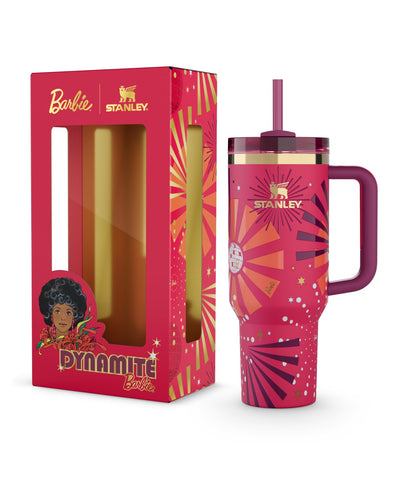 STANLEY Quencher front packaging showing bold Dynamite design and benefits