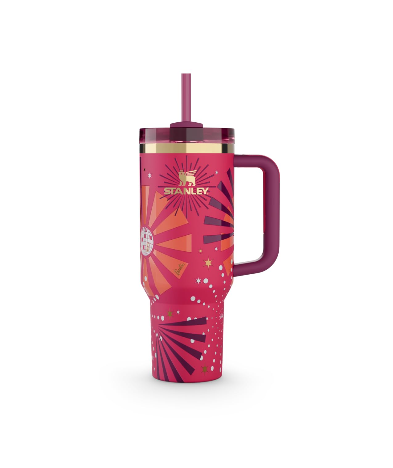 STANLEY Quencher side view with comfort-grip handle for easy carrying
