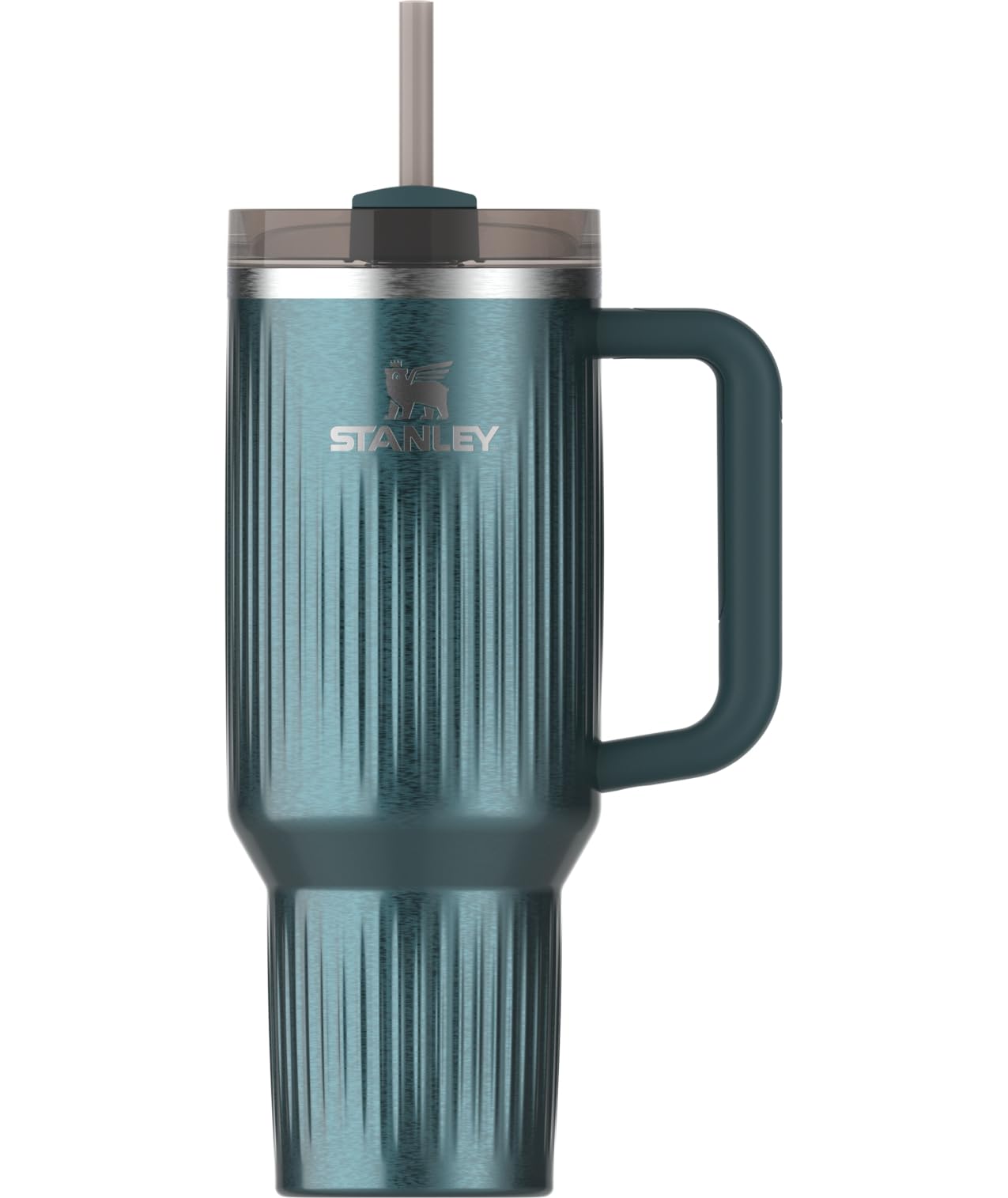 STANLEY front view of Quencher 40 oz showing sleek profile and handle for easy transport