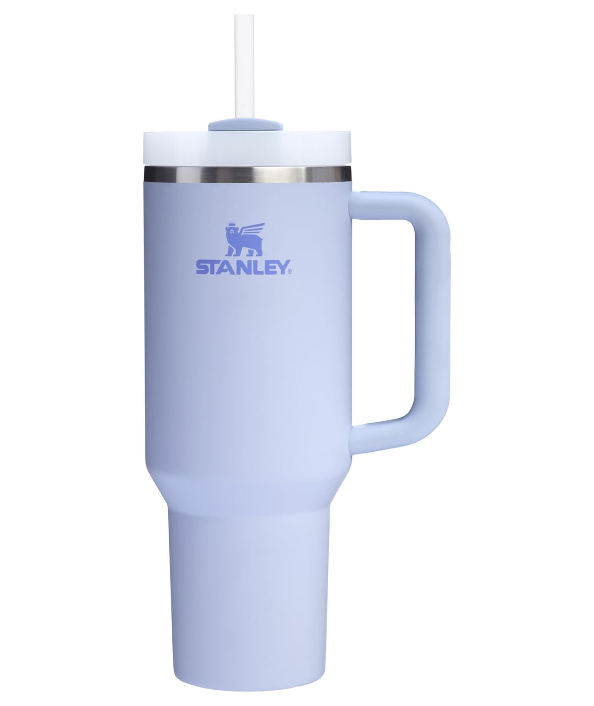 STANLEY front view showing tumbler shape and Dew Drop color for reliable hydration