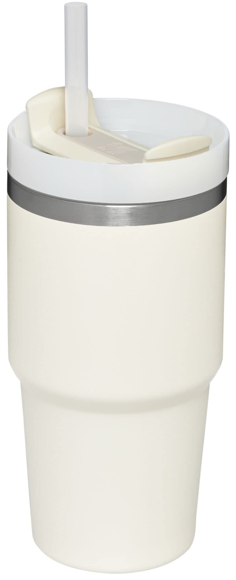 STANLEY FlowState lid close-up showing three-position control and spill resistance