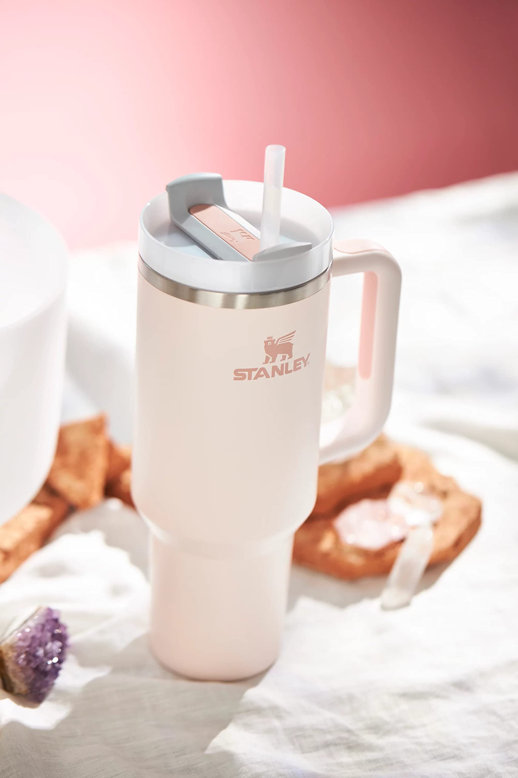 STANLEY Quencher in outdoor setting showing durable design for day trips