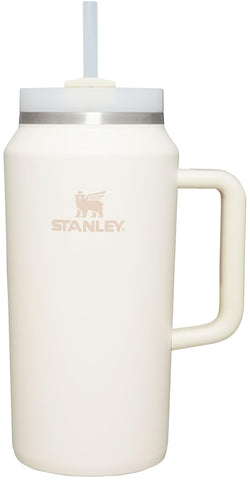 STANLEY Quencher front view showing cream finish and large capacity benefit