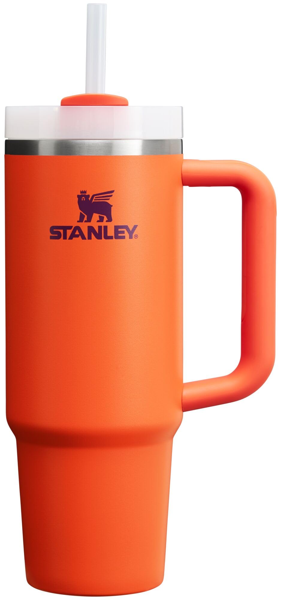 STANLEY Quencher front view showing Tigerlily Plum color and capacity