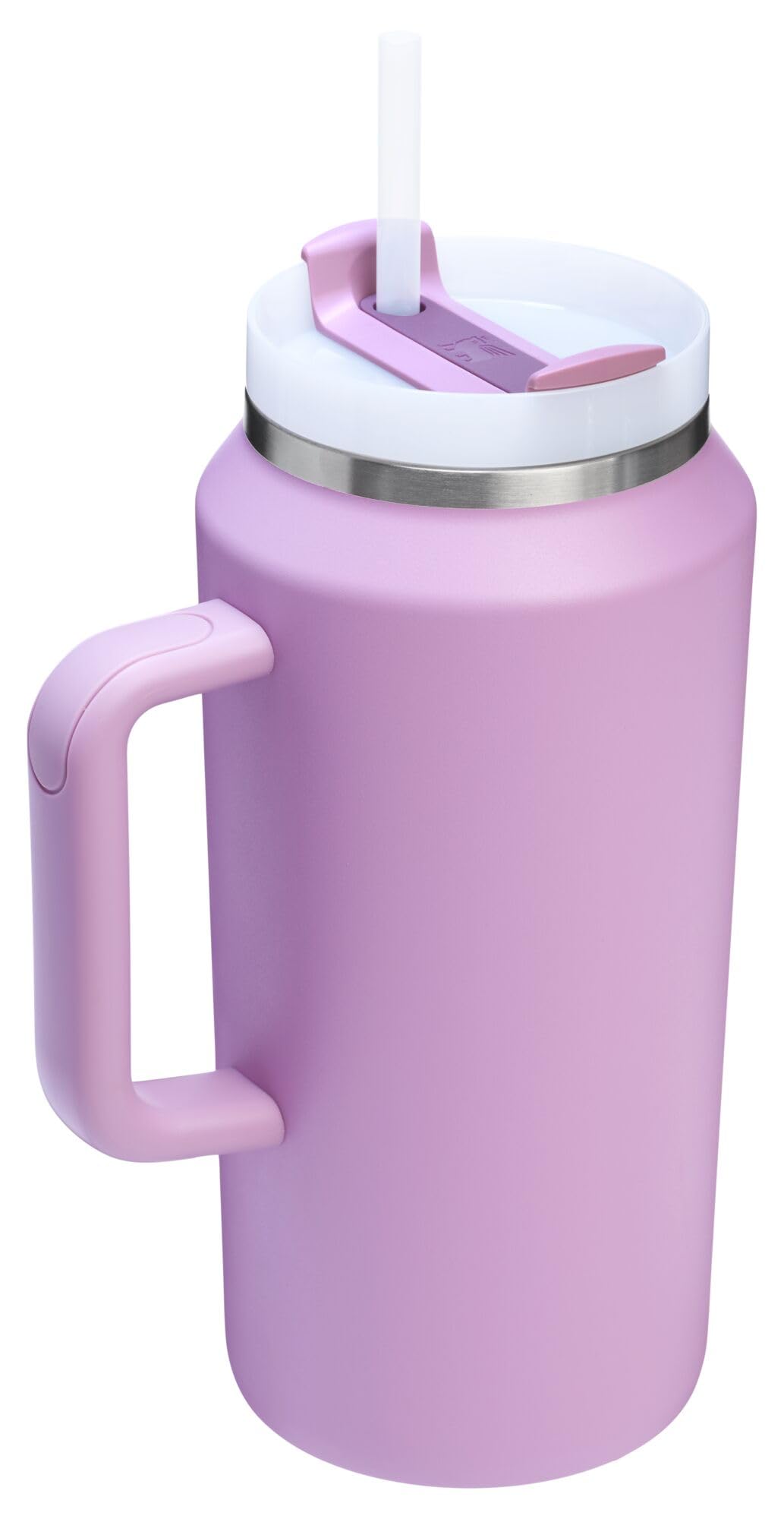 STANLEY Quencher straw opening detail showing splash-resistant seal benefit