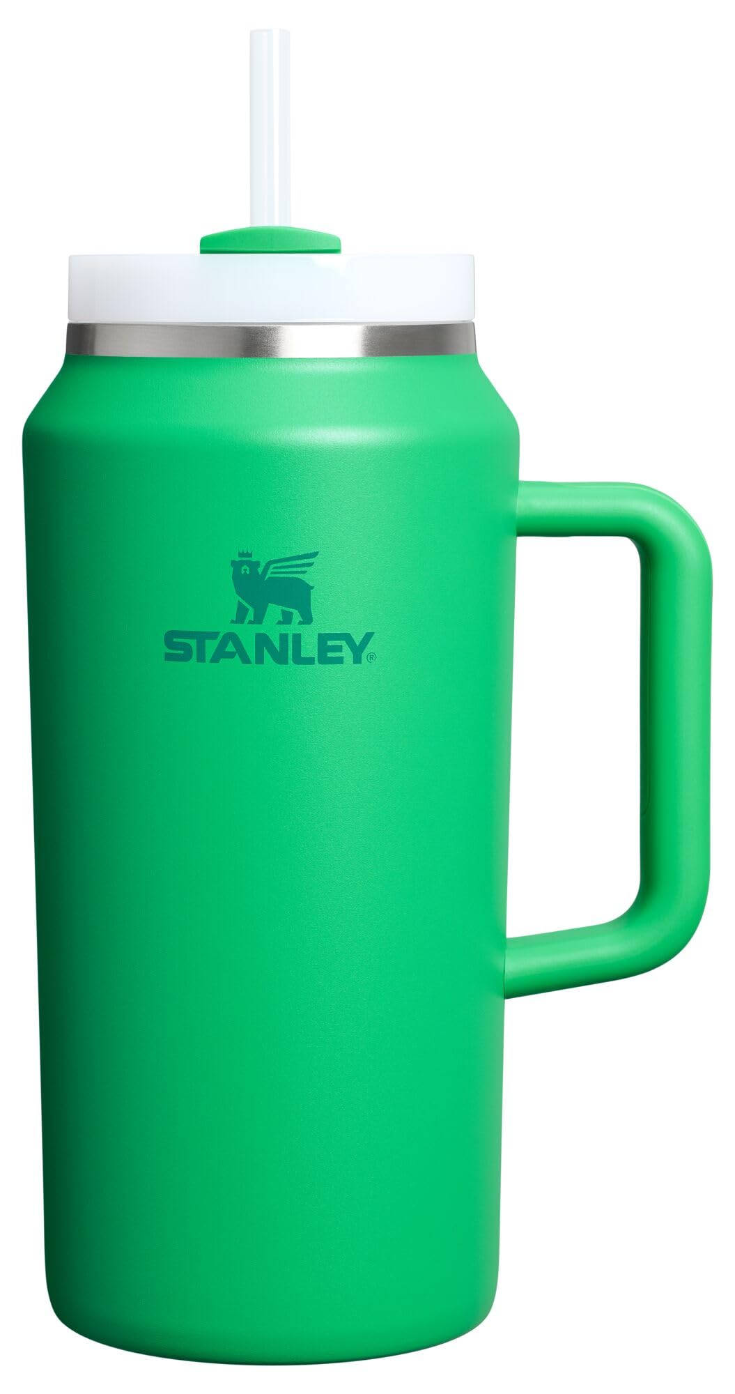 STANLEY Quencher H2.0 front view in Meadow showing large capacity and durable finish