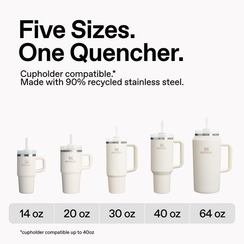 STANLEY Quencher ergonomic handle showing comfortable carry and grip