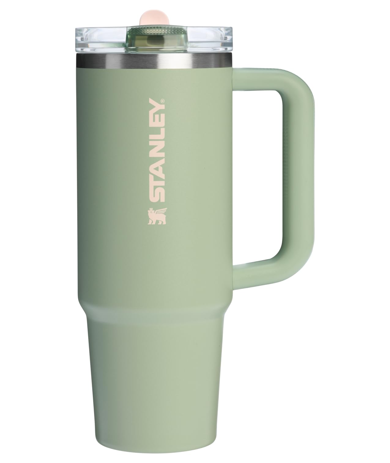 STANLEY Quencher front view showing Lichen finish and 30 oz capacity for daily hydration