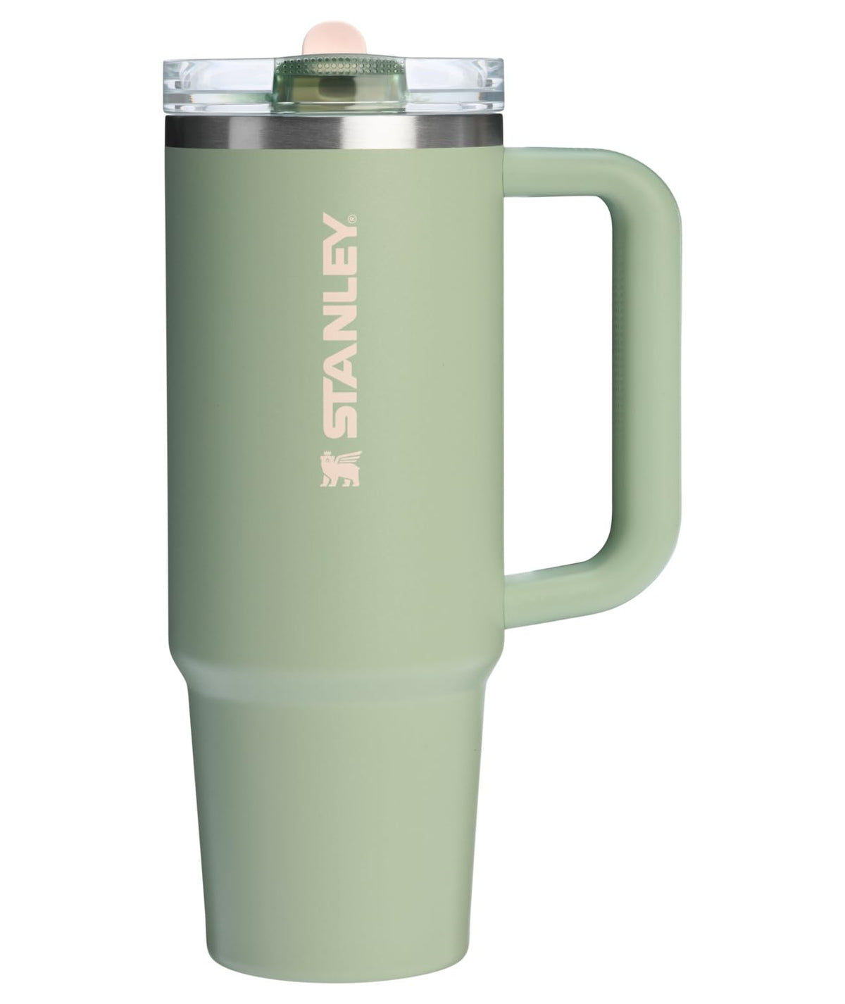 STANLEY Quencher front view showing Lichen finish and 30 oz capacity for daily hydration