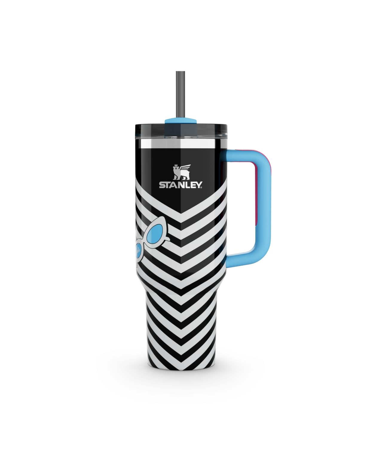 STANLEY close-up of comfort-grip handle for secure carrying and cupholder fit
