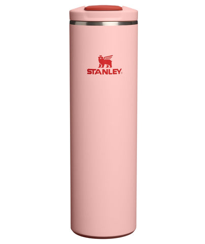 STANLEY Transit FlipTop Mug front view showing slim profile and portability