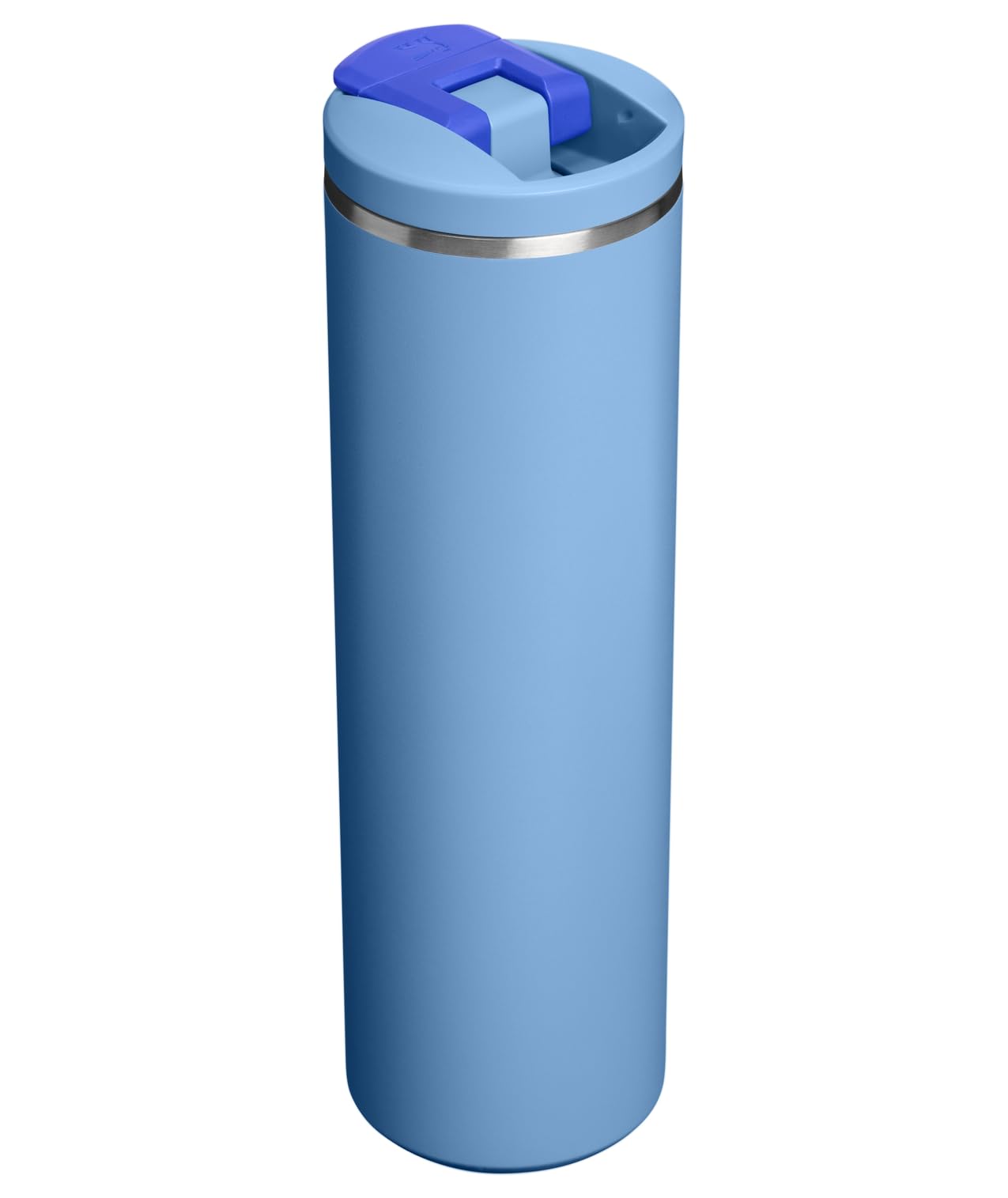 STANLEY mug cutaway showing double-wall vacuum insulation and long temperature retention benefit