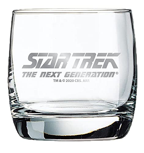 Star Trek glasses on shelf in retail box ideal for gifting and display presentation