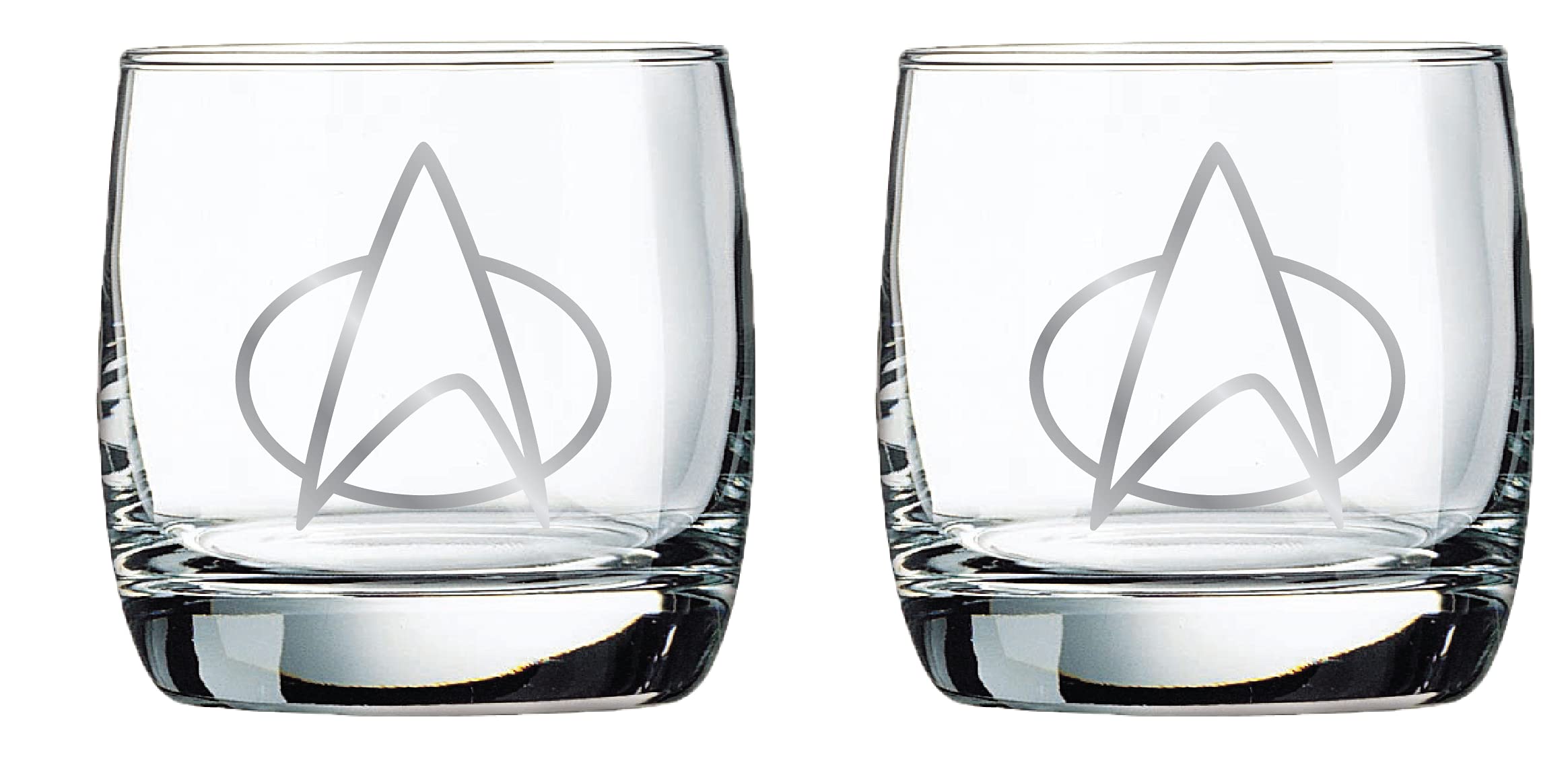 Star Trek glass front packaging showing set in retail box and attractive display