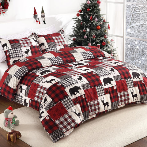 STARBEDIA folded duvet cover packaging and label showing neat storage and gift-ready benefit