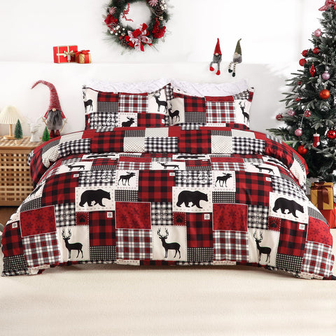 STARBEDIA queen duvet on bed showing scale and accurate sizing for proper fit benefit
