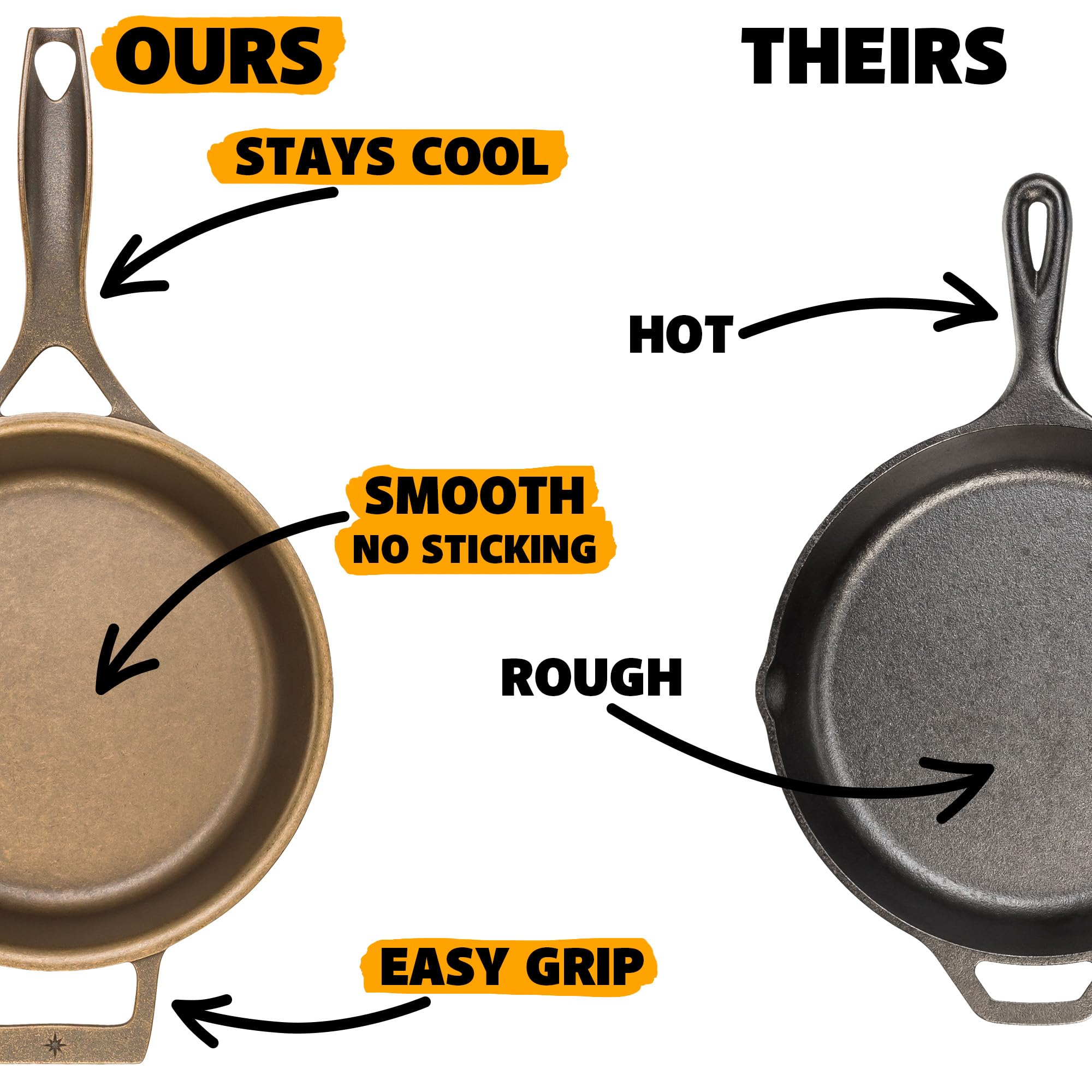Stargazer side view highlighting flared pour rim for drip-free serving and pouring