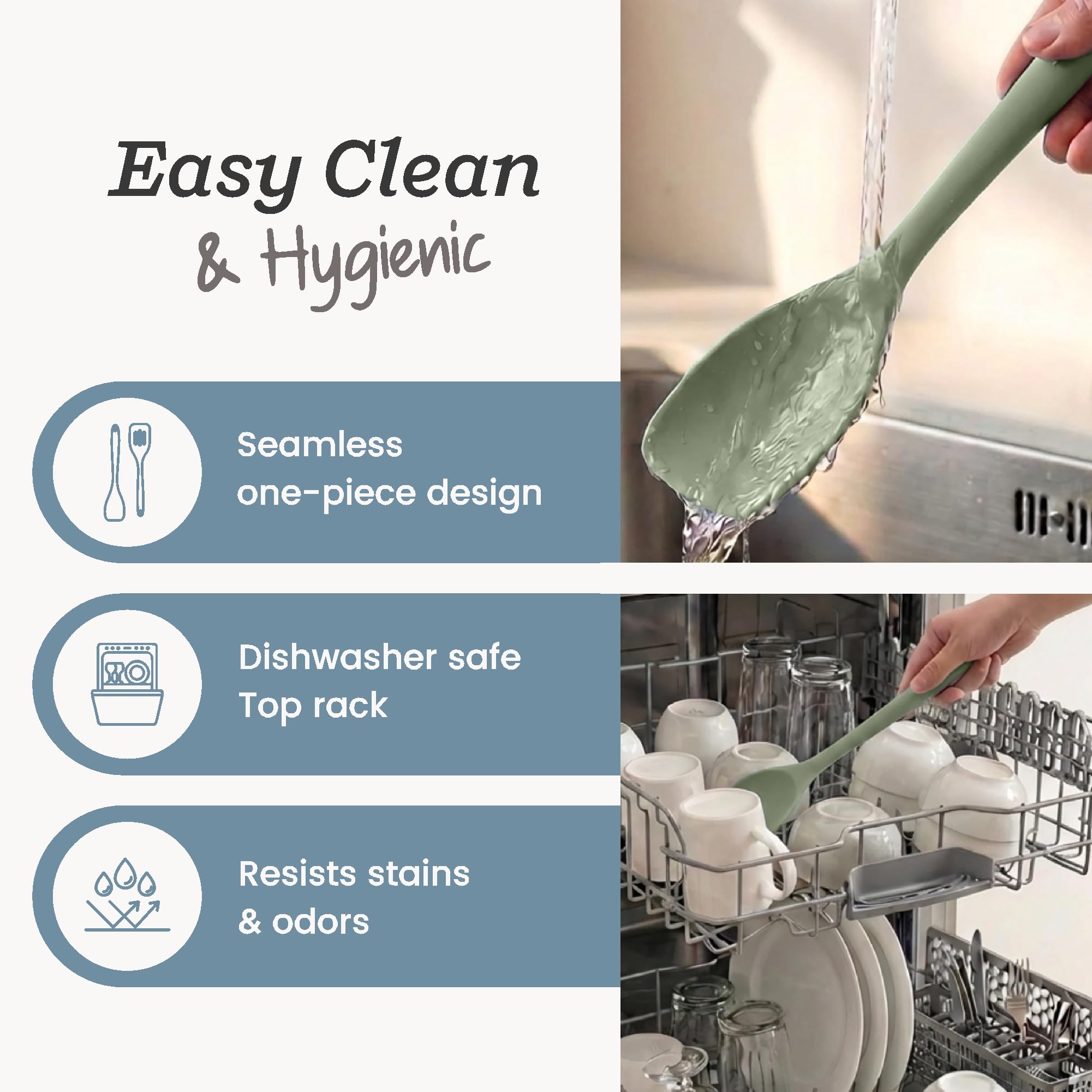 StarPack Home top-rack dishwasher image showing easy cleanup benefit