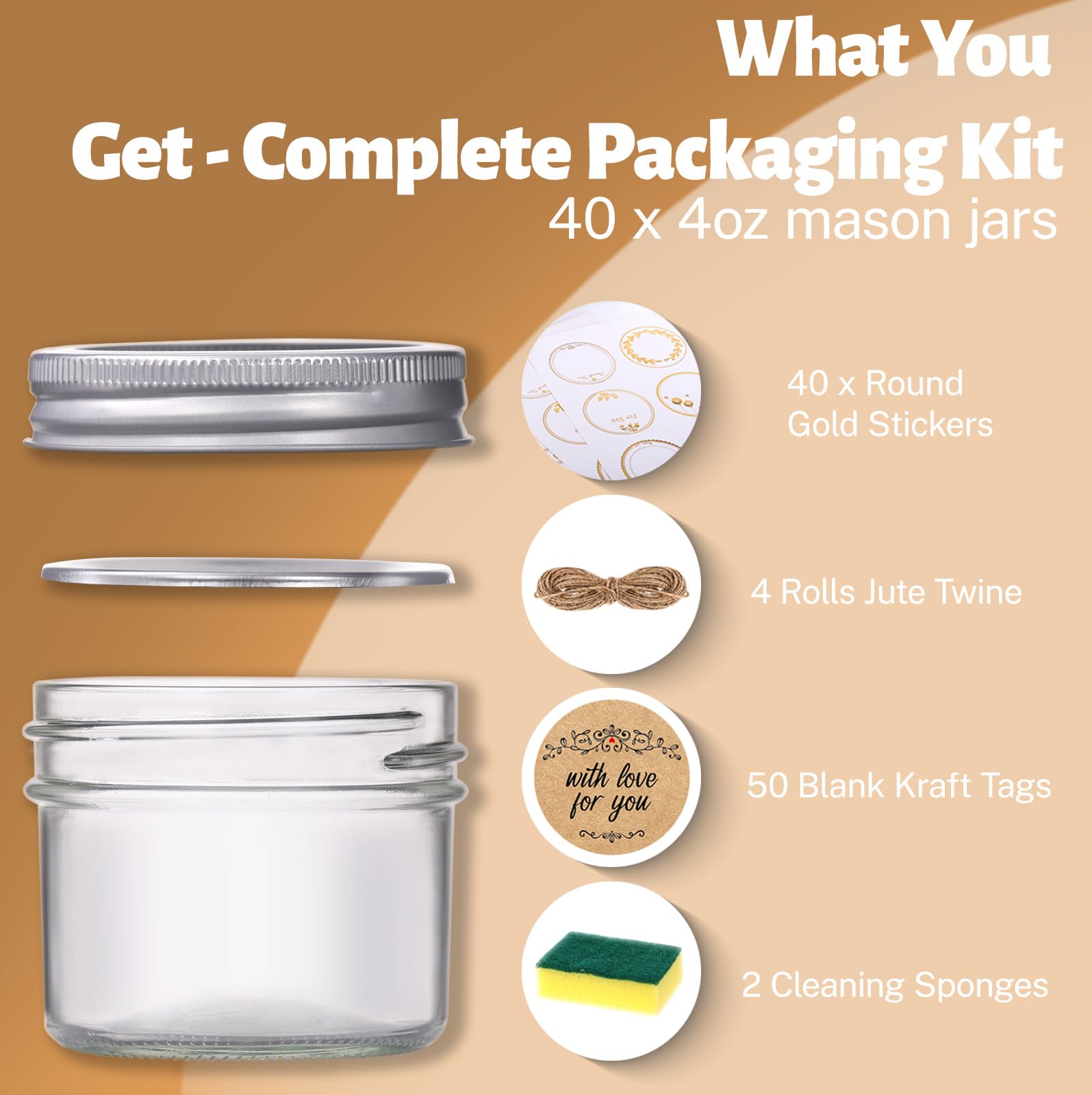 STARSIDE jars in kitchen holding sauces and dressings for portion control