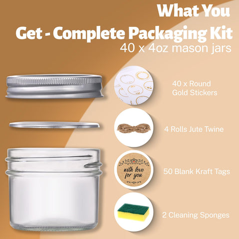 STARSIDE jars in kitchen holding sauces and dressings for portion control