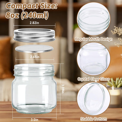 STARSIDE two-piece lids and bands displayed to highlight airtight seal and secure closure