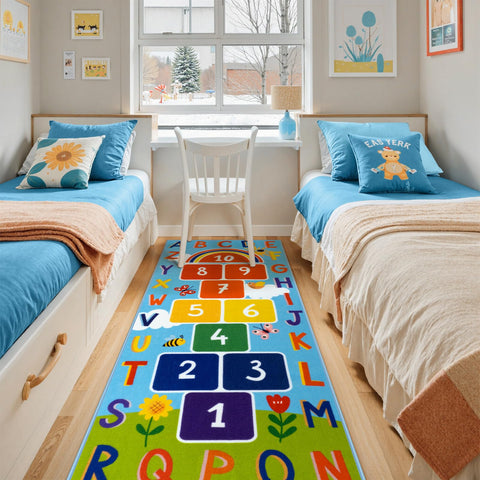 STARUIA rug next to a toy for size comparison and space planning