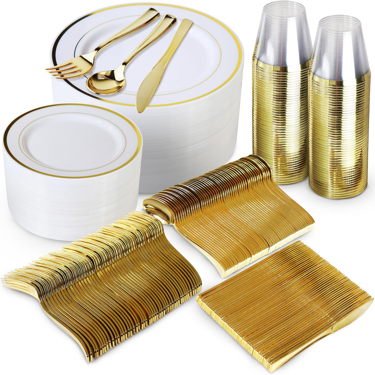Stately Elegance Designs front packaging showing full 600-piece set for easy event prep