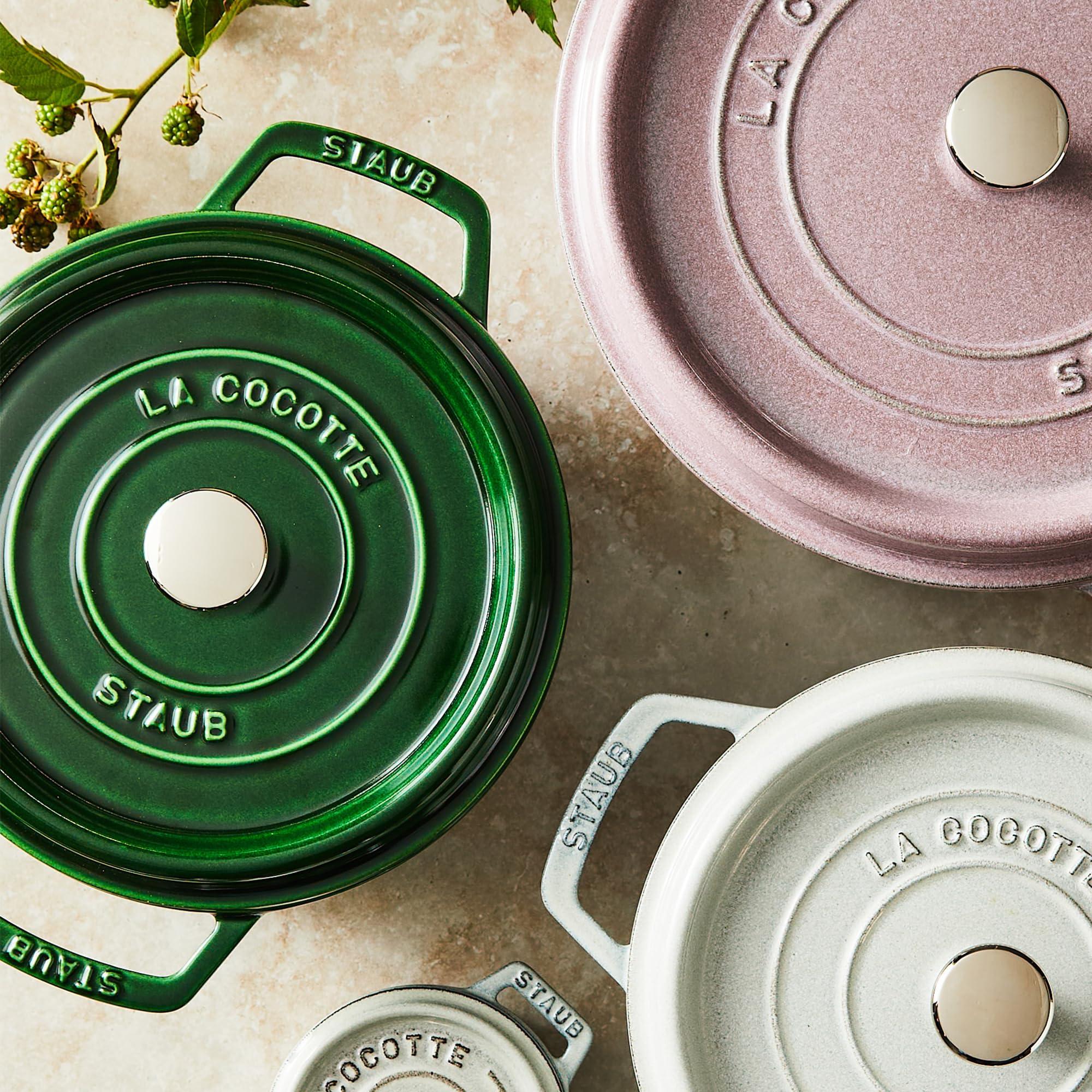 STAUB cocotte served on dining table showing oven‑to‑table presentation benefit