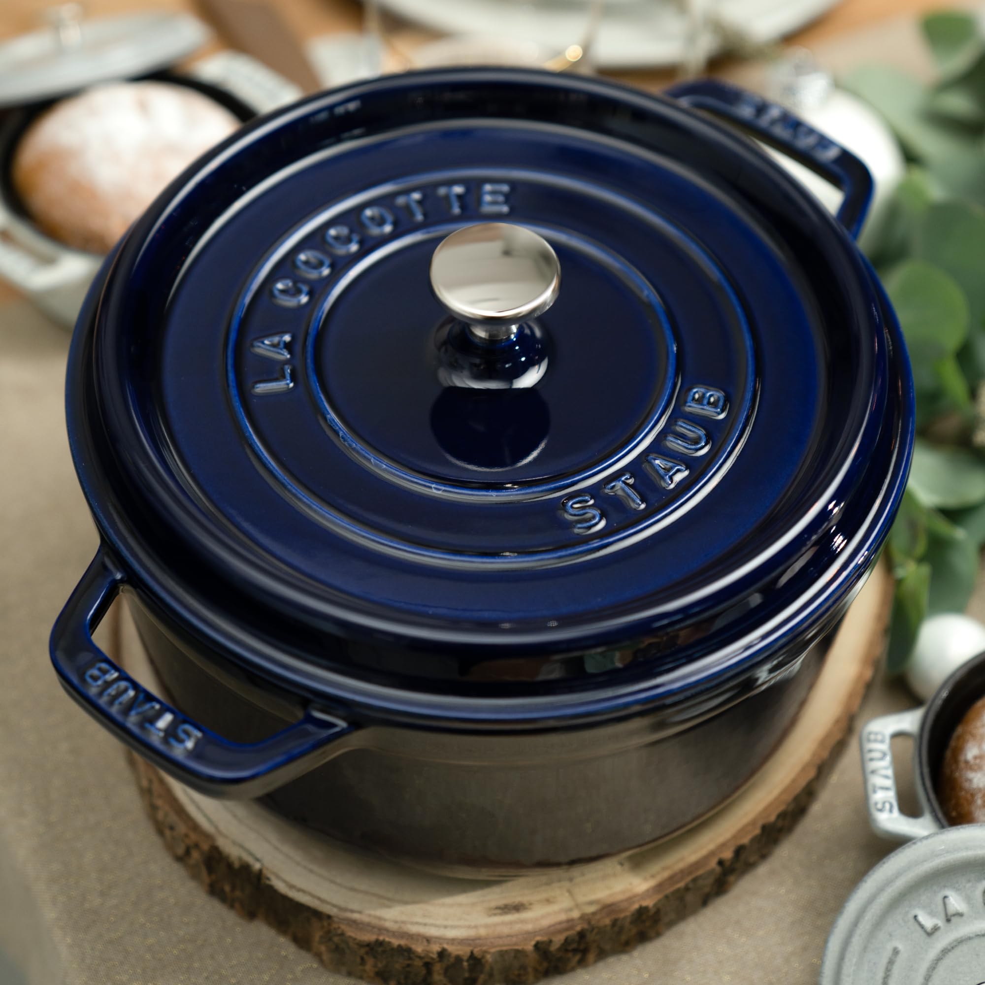 STAUB cocotte served on table showing attractive presentation and serving ease