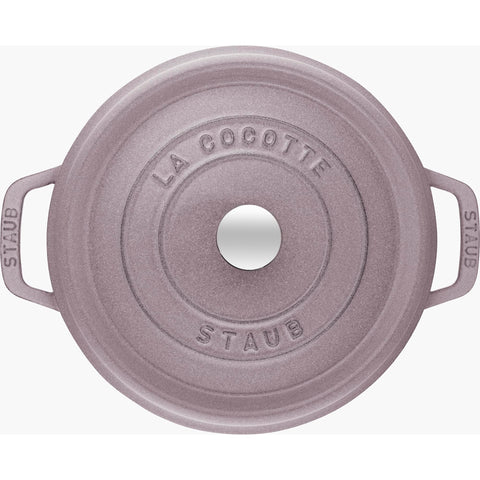 Staub cocotte on stovetop in use showing even cooking and heat retention