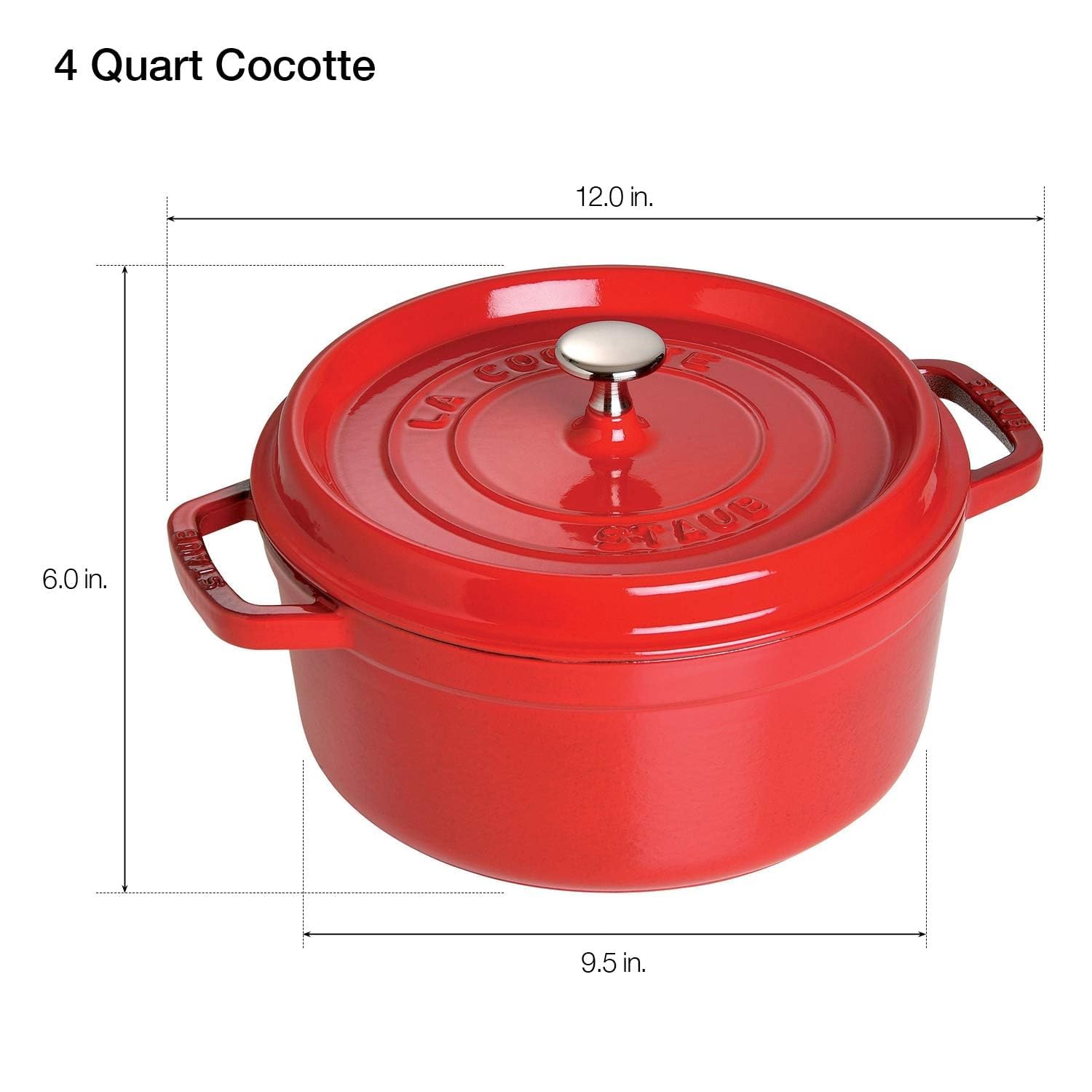 Staub matte interior texture close-up for superior browning and searing