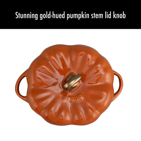 STAUB cocotte placed on dining table with napkin showing festive serving presentation