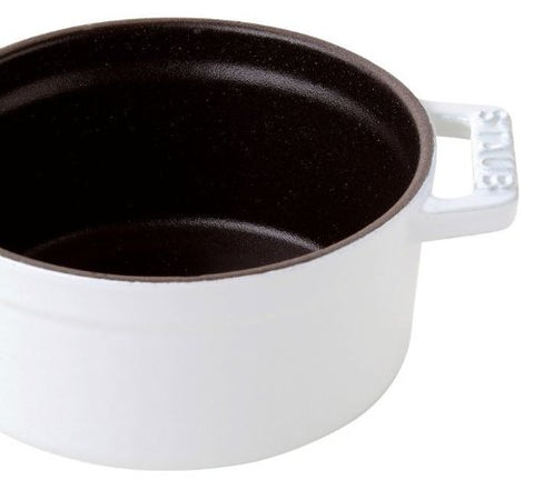 STAUB Dutch oven in kitchen on stovetop demonstrating even heat cooking