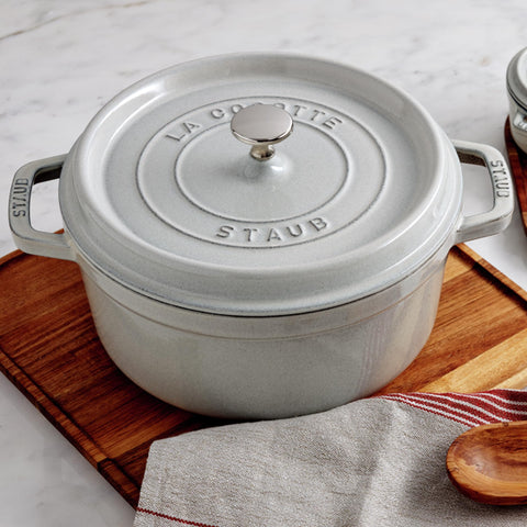 STAUB close-up of lid spikes showing self-basting design for juicier results