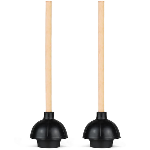 SteadMax plunger staged in modern bathroom showing readiness for emergencies