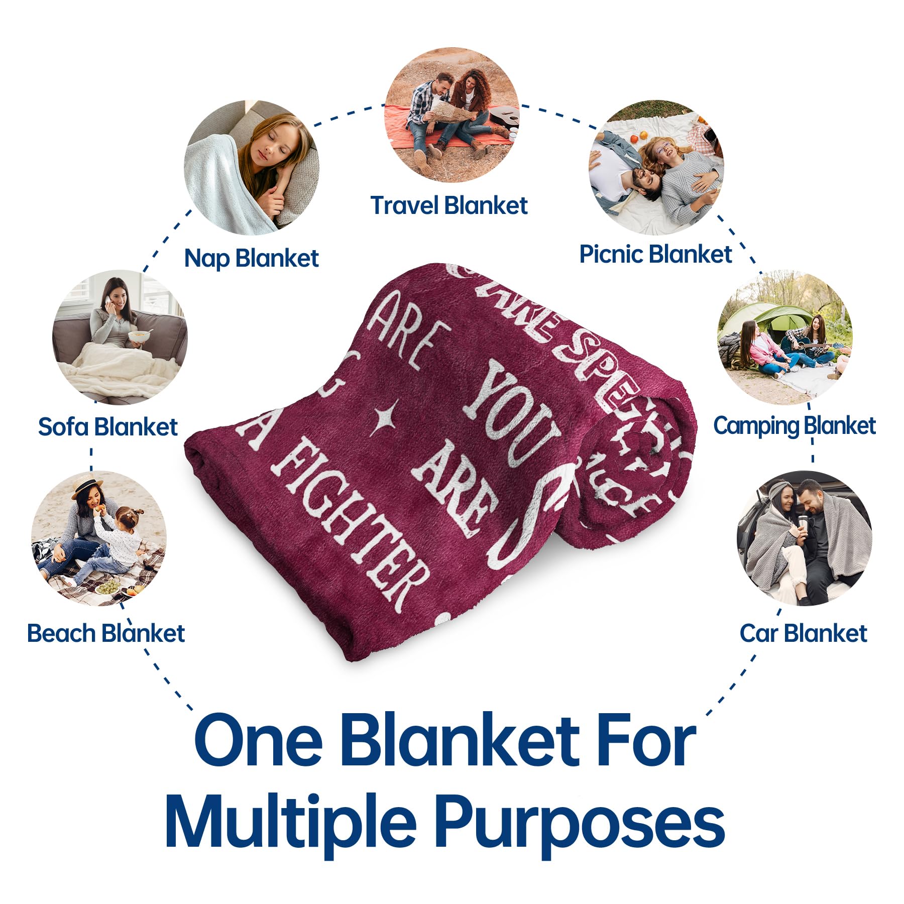 SteadStyle gift-wrapped blanket in lifestyle setting conveying thoughtful presentation