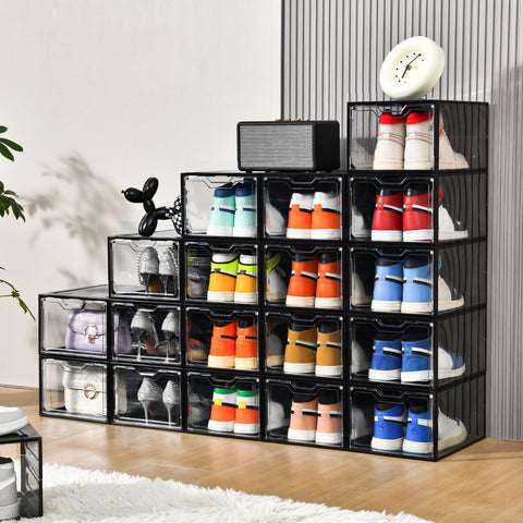 Stebopum closet arrangement lifestyle shot maximizing wardrobe space