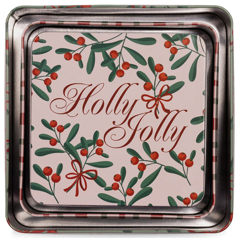 STEEL MILL AND CO. medium tin open with cookies inside showing convenient gifting
