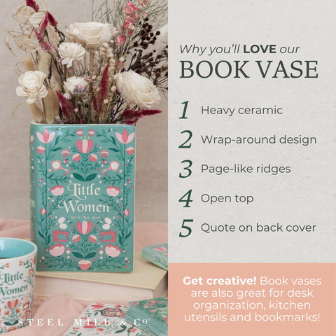 Steel Mill & Co. close-up of ribbed page detailing for authentic book look