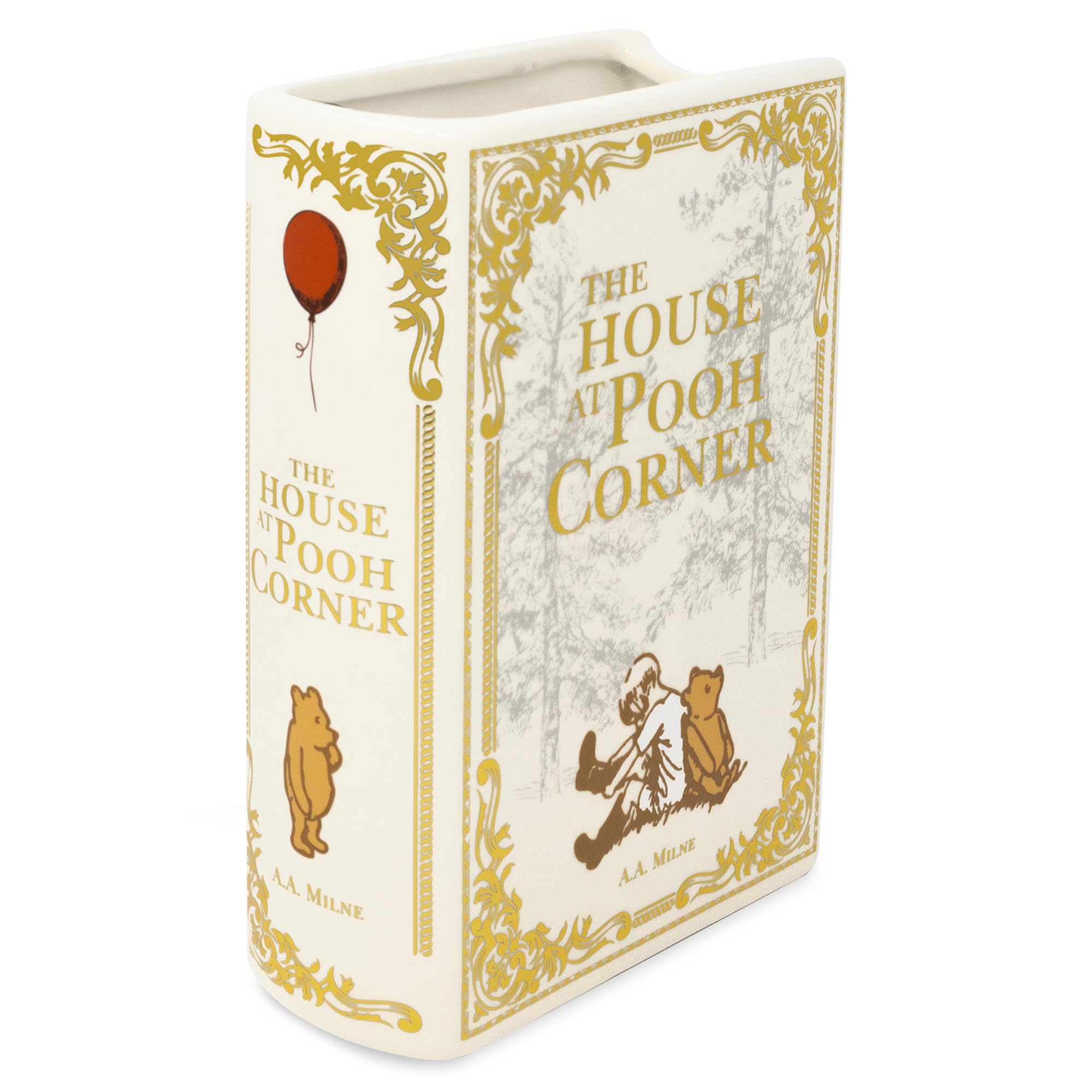Steel Mill & Co. front cover view showing book-style vase and decorative appeal