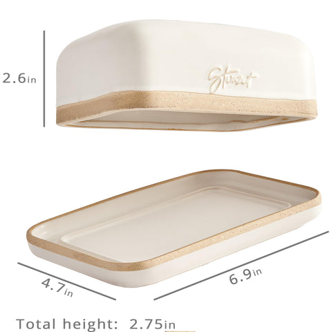 Steinzeit butter dish packaging showing brand and ready-to-gift convenience
