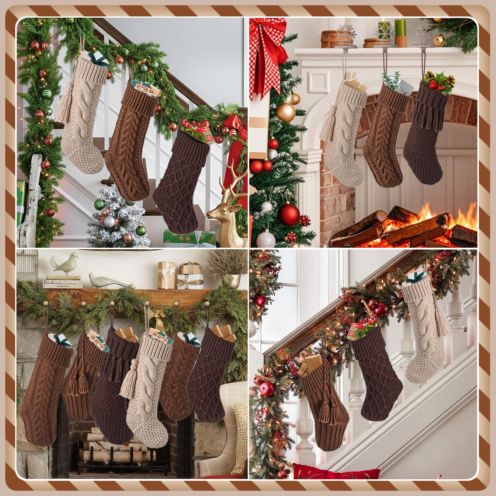 steo spce stockings in cozy living room styling for warm seasonal decor