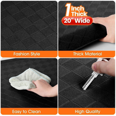 StepRite backing non-slip pattern ensuring secure grip on floors