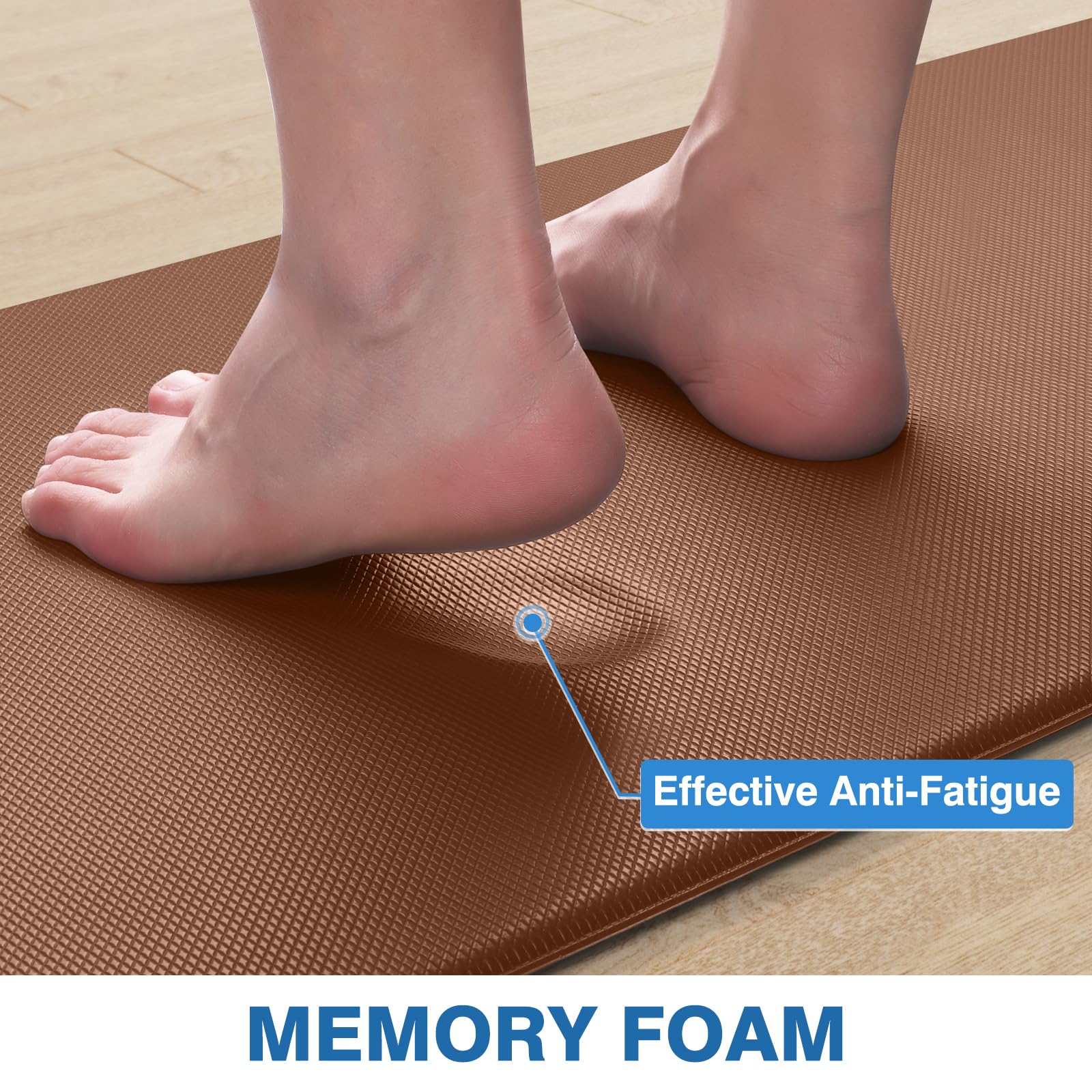 StepRite folded mat for storage and easy wipe-clean maintenance benefit